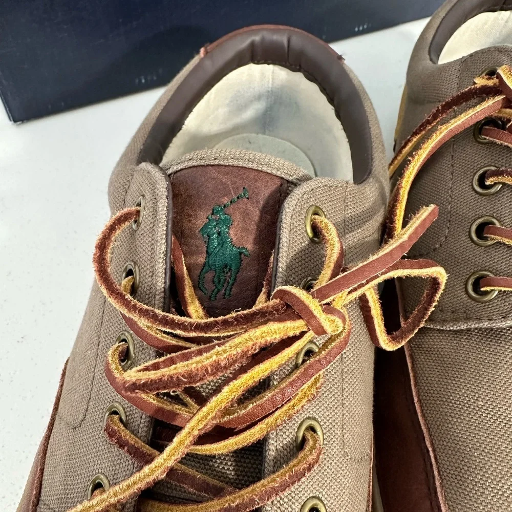 #2742 Polo Ralph Lauren Vance Side Lace Men's Size 12D Casual Shoes Sneakers